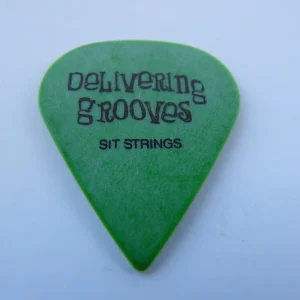 Fuzzy Bunny Slippers Green Vintage Concert Tour Issued Guitar Pick