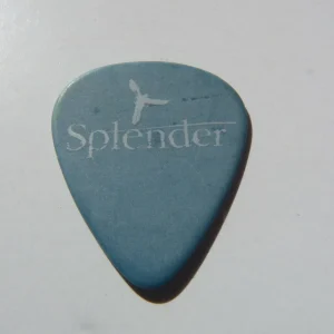 Splender Band Blue Vintage Concert Tour Issued Guitar Pick