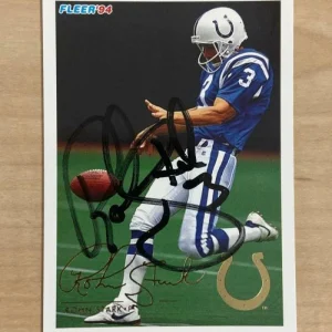 ROHN STARK INDIANAPOLIS COLTS SIGNED AUTOGRAPHED 1994 FLEER CARD #213 W/COA