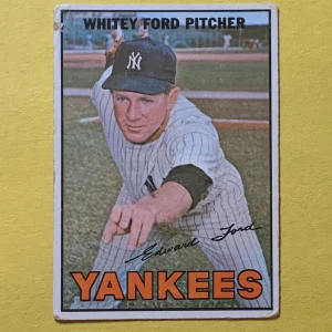 1967 TOPPS WHITEY FORD #5 YANKEES HOF