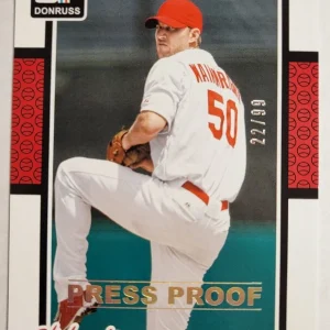 2014 DONRUSS ADAM WAINWRIGHT PRESS PROOF CARDINALS /99 BASEBALL CARD