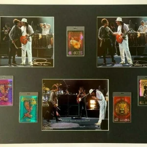 3 CARLOS SANTANA Signed Autographed 22X28 Matted Photo BAS Guaranteed