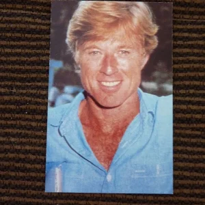 Robert Redford Postcard Fan Club PRINTED SIGNATURE