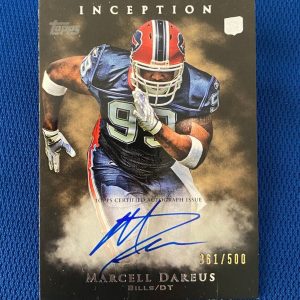 2011 TOPPS INCEPTION MARCELL DAREUS BILLS RC AUTO AUTOGRAPHED #113 CARD 361/500