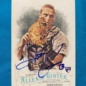2016 TOPPS ALLEN & GINTER DUSTIN GARNEAU ROCKIES SIGNED AUTO ROOKIE CARD #79 COA