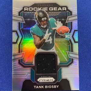 2023 PRIZM TANK BIGSBY JACKSONVILLE JAGUARS RC ROOKIE GEAR JERSEY CARD #RG-TB