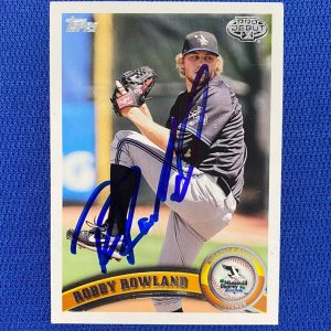 2012 TOPPS PRO DEBUT ROBBY ROWLAND SIGNED AUTOGRAPHED RC CARD #251 W/COA