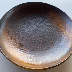 Bon Chef Tavola Coppa 10" Porcelain Copper & Bronze Finish Dinner Plate