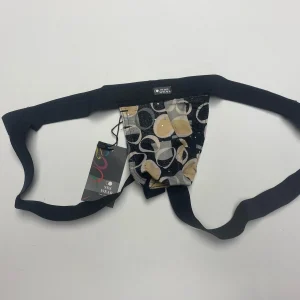 NDS Men Underwear Day & Night Eclipse Jock Strap Black L