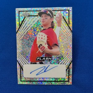 2021 LEAF FLASH ZAC VEEN COLORADO ROCKIES AUTO AUTOGRAPHED CARD BA-ZV1