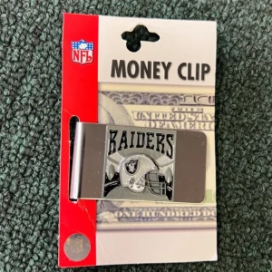 NFL FOOTBALL OAKLAND RAIDERS TEAM LOGO MONEY CLIP