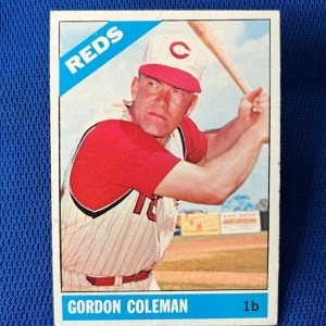 VINTAGE 1966 TOPPS GORDON COLEMAN CINCINNATI REDS CARD #494