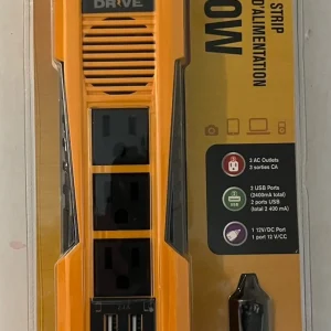 Power Drive 150-Watt Power Strip w/ 3 AC & 2 USB Ports PD-150 for vehicle B1