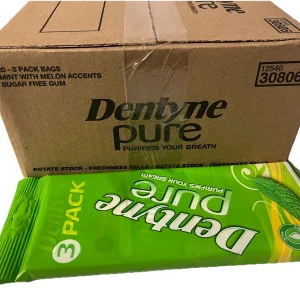 Dentyne Pure Mint w Melon Accents Sugar Free Gum 60 Packs 548 Pieces Total