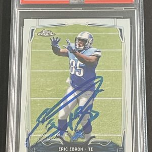 Eric Ebron Signed Autographed 2014 Topps Chrome Rookie Card Steelers PSA/DNA