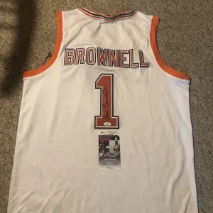 CLEMSON TIGERS- BRAD BROWNELL SIGNED AUTOGRAPH JERSEY JSA COA BASKETBALL COACH