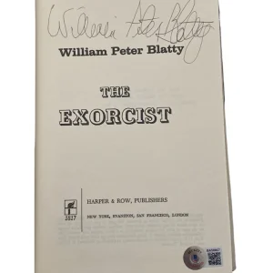 William Peter Blatty Signed The Exorcist Book Club Edition 1971 HC Beckett COA