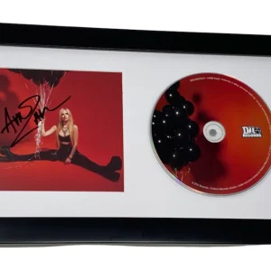 Avril Lavigne Signed Autographed Love Sux Framed Matted CD Cover Display COA