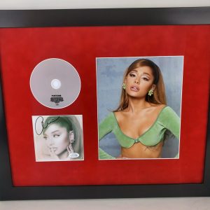 Ariana Grande "Positions" AUTOGRAPH Signed Custom Framed 16x20 CD Display ACOA