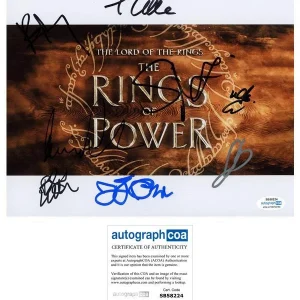 "The Lord of the Rings: The Rings of Power" SIGNED 8x10 Photo -Sophia Nomvete +7