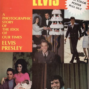 THE WORLD OF ELVIS VINTAGE 1977 MEMORIAL ISSUE MAGAZINE        AMAZING CONDITION
