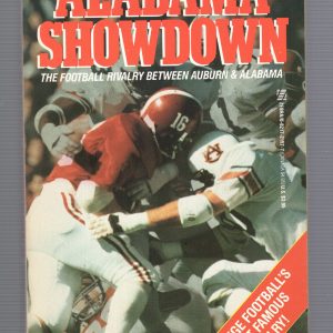ALABAMA SHOWDOWN PAPERBACK BOOK 1987    ALABAMA VS AUBURN FB   AMAZING CONDITION