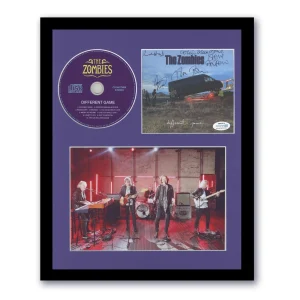 The Zombies "Different Game" AUTOGRAPH Signed Photo Framed 11x14 CD Display ACOA