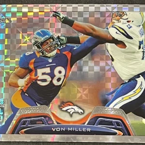 Von Miller 2013 Topps Chrome Football X-Fractor Refractor Parallel #69