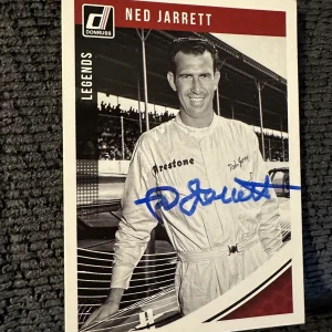 Ned Jarrett signed Nascar Trading Card Autographed