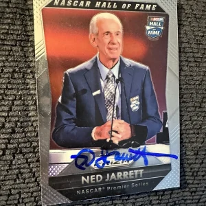 Ned Jarrett signed Nascar Trading Card Autographed