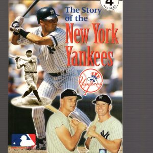 THE STORY OF THE NEW YORK YANKEES BOOK    JETER+MANTLE COVER   AMAZING CONDITION