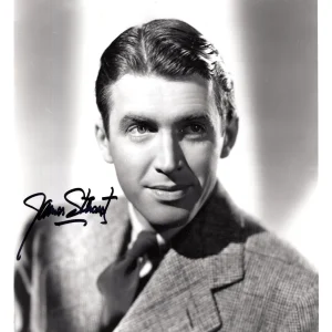 JIMMY STEWART AUTOGRAPHED 8x10 PHOTO          BEST YOUNG POSE EVER        JSA