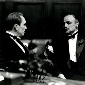 ROBERT DUVALL HAND SIGNED 8x10 PHOTO      RARE POSE FROM THE GODFATHER       JSA
