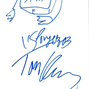 Tom Kenny Signed Spongebob Squarepants Original Art Sketch 11x15 Beckett COA