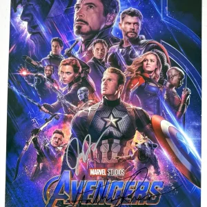 Joe & Anthony Russo Signed Autograph Avengers Endgame 12x18 Movie Poster BAS COA