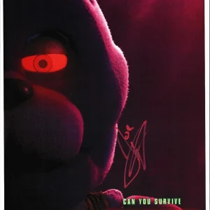 Josh Hutcherson Signed Five Nights At Freddy's 11x17 Poster Photo Autograph BAS