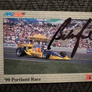 Signed Trading Card Indy 500 Car Indianapolis Bobby Rahal
