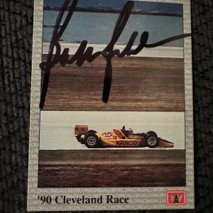 Signed Trading Card Indy 500 Car Indianapolis Bobby Rahal