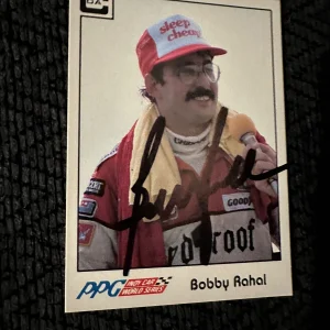 Signed Trading Card Indy 500 Car Indianapolis Bobby Rahal