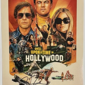 Quentin Tarantino Signed Once Upon A Time In Hollywood 12x18 Poster Beckett COA