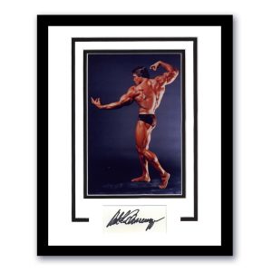 Arnold Schwarzenegger AUTOGRAPH Bodybuilding Signed Framed 11x14 Display ACOA