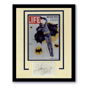 Adam West "Batman" AUTOGRAPH Signed Photo Custom Framed 11x14 Display ACOA