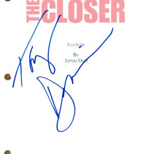 Anthony Denison Tony "The Closer" Signed Autograph TV Pilot Episode Script ACOA