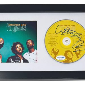 Wyclef Jean THE FUGEES Greatest Hits Signed Autograph CD Framed Display ACOA COA