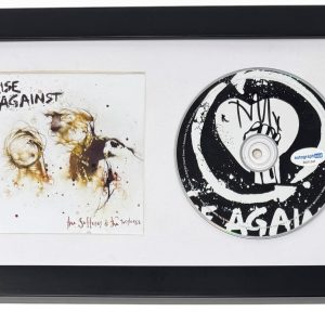Tim McIlrath Rise Against Signed The Sufferer and the Witness CD Framed ACOA COA