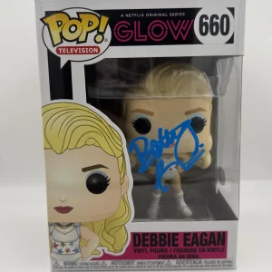 Betty Gilpin "GLOW" Autograph SIGNED 'Debbie Eagan' 660 Funko Pop Figure B ACOA
