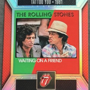 2025 Prizm Singles Artwork Silver The Rolling Stones Waiting on a Friend #26