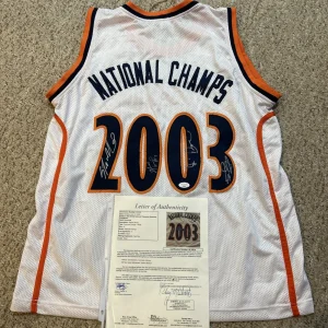 SYRACUSE ORANGE 2003 NATIONAL CHAMPS SIGNED AUTOGRAPH JERSEY JSA COA CARMELO ETC
