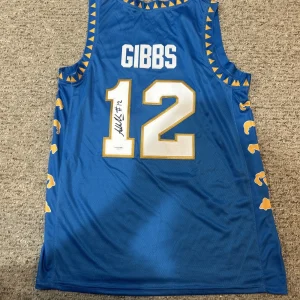 PITT PANTHERS- ASHTON GIBBS SIGNED AUTOGRAPH JERSEY ACOA COA BASKETBALL
