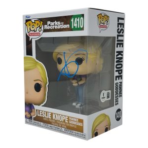 Amy Poehler Signed Parks and Recreation Leslie Knope Funko Pop Autograph BAS COA